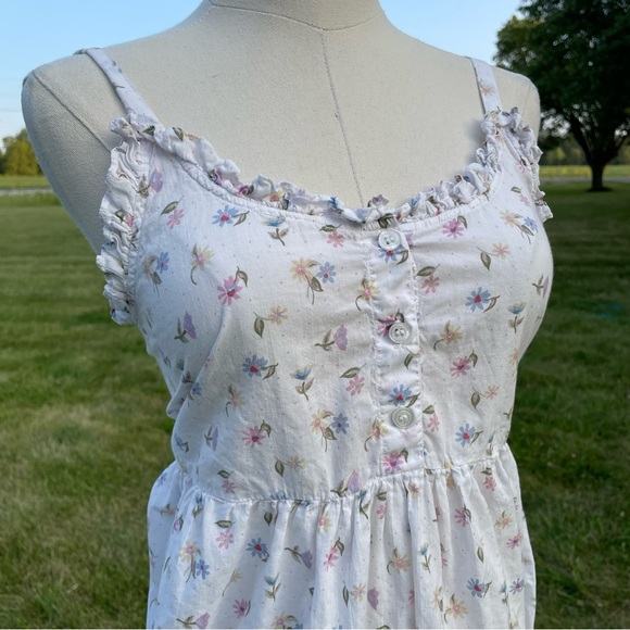 Vintage Honors Cotton Sundress Style Nightgown - Picture 3 of 9